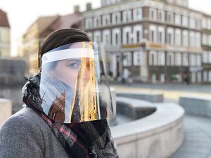 Kippbarer TEMIDA Gesichtsschutz  1424162